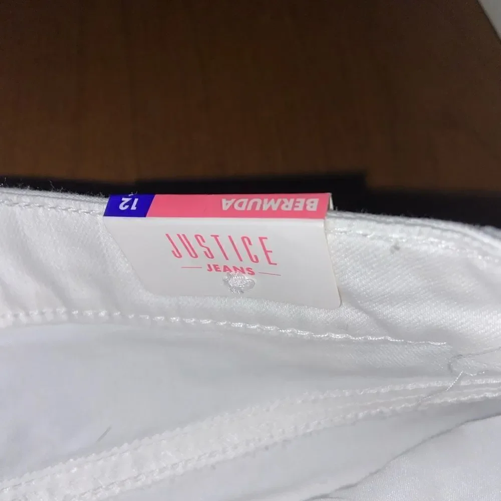 NWT justice denim Bermuda shorts